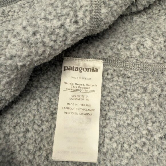 Patagonia Womens Size Medium Better Sweater Fleece Quarter‎ Zip Grey - Picture 8 of 8